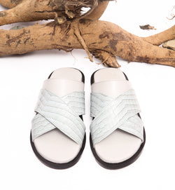 WHITE 'X' CROCS - MEN SOFTY