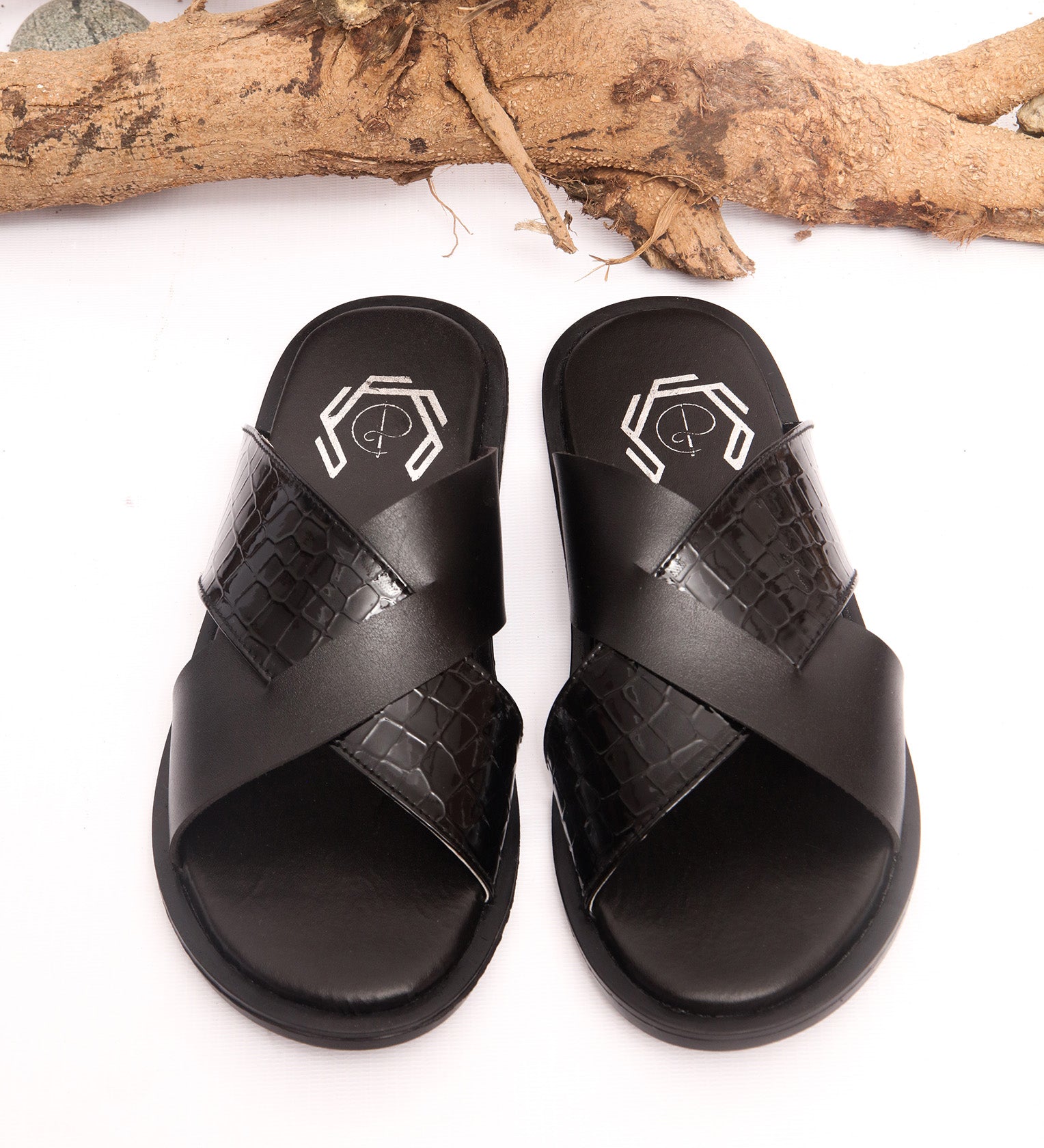 BLACK 'X' CROCS - MEN SOFTY